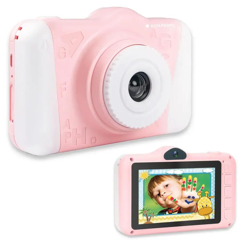AGFA PHOTO Realikids Cam 2 Kids Camera, Video, Selfie – Pink