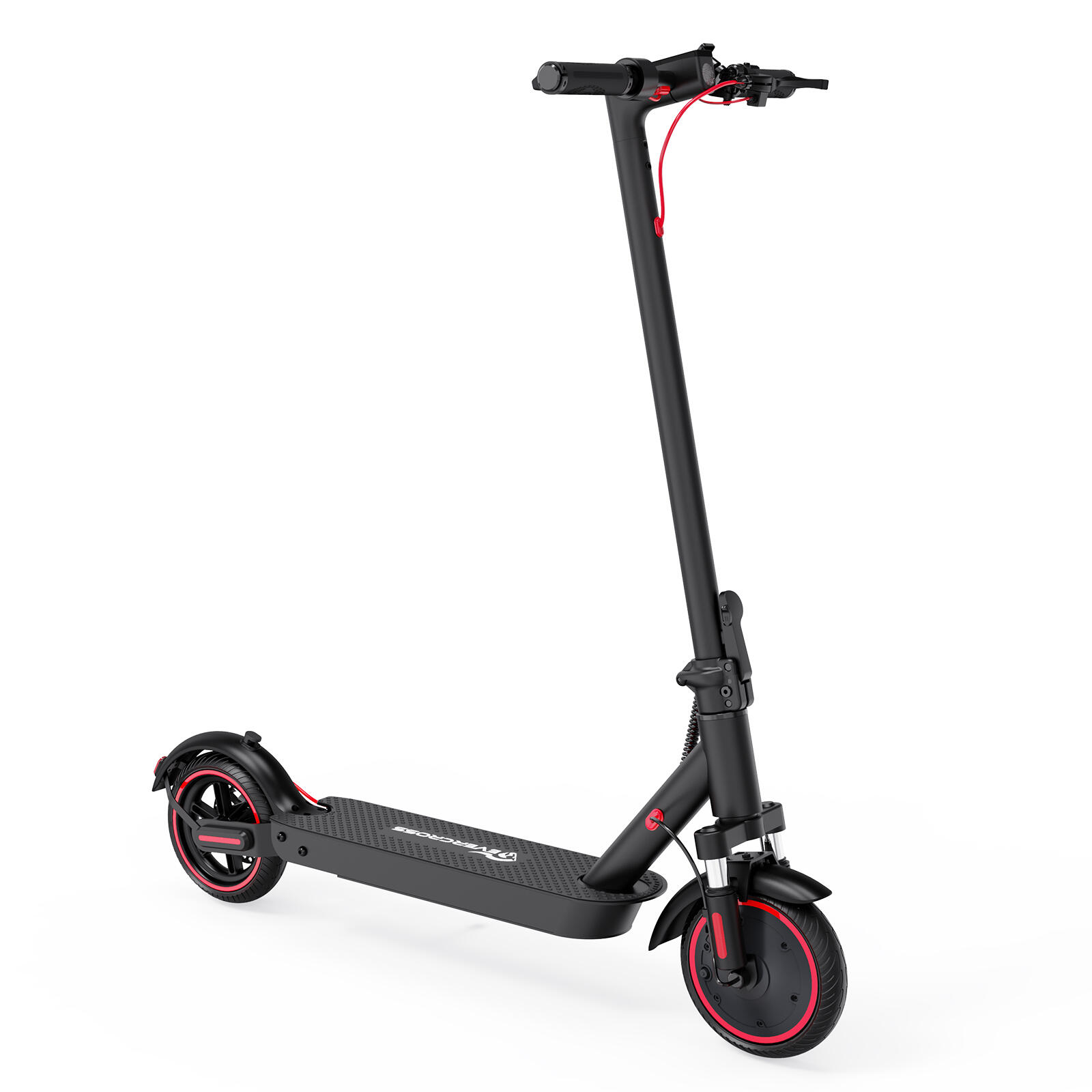 Evercross - Trottinette Électrique Pliable 8,5"-moteur 350w-36v/7.8ah-double Frein-app Ev85f - Trottinette Électrique - Noir|rouge - No Size - Decathlon