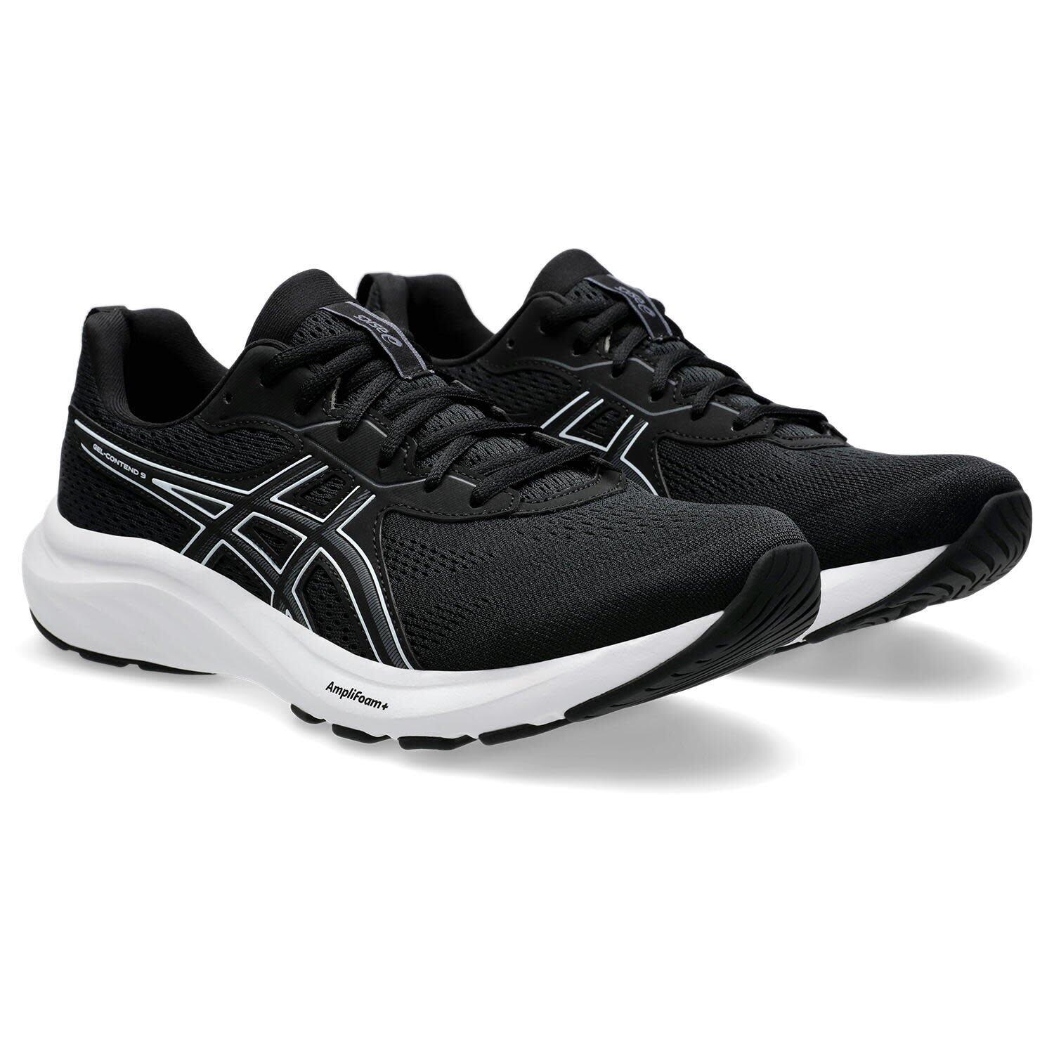 Zapatillas De Running Hombre - ASICS Gel Contend 9 - Black/White 2/7