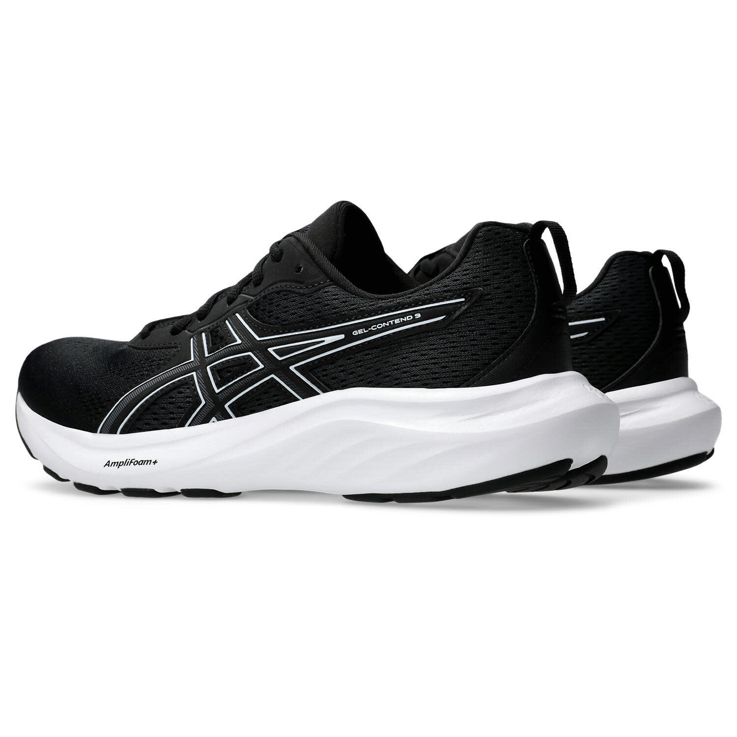 Chaussures De Running Homme - ASICS Gel Contend 9 - Black/White 4/7