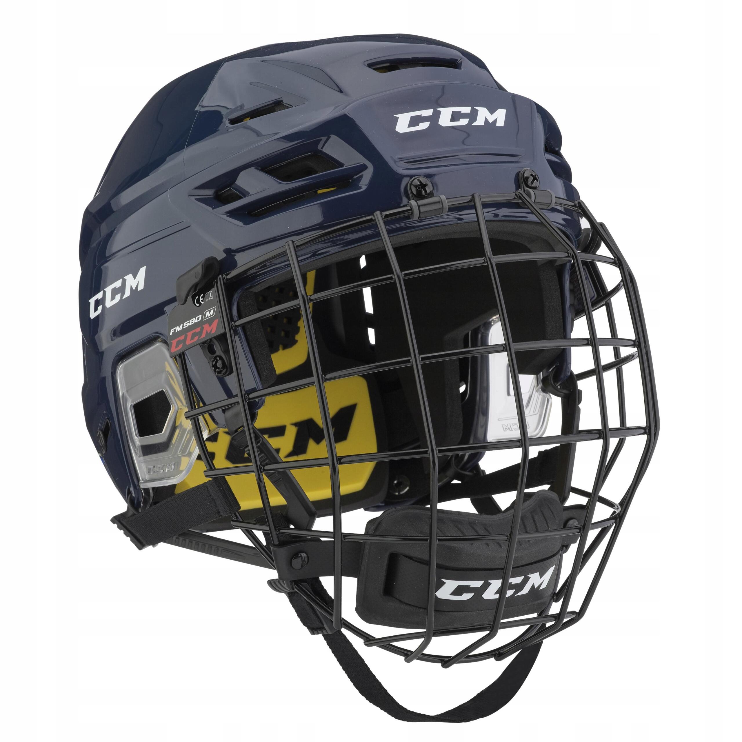 CCM Helma Tacks 210 Combo SR, tmavě modrá, Senior, S, 52-57cm