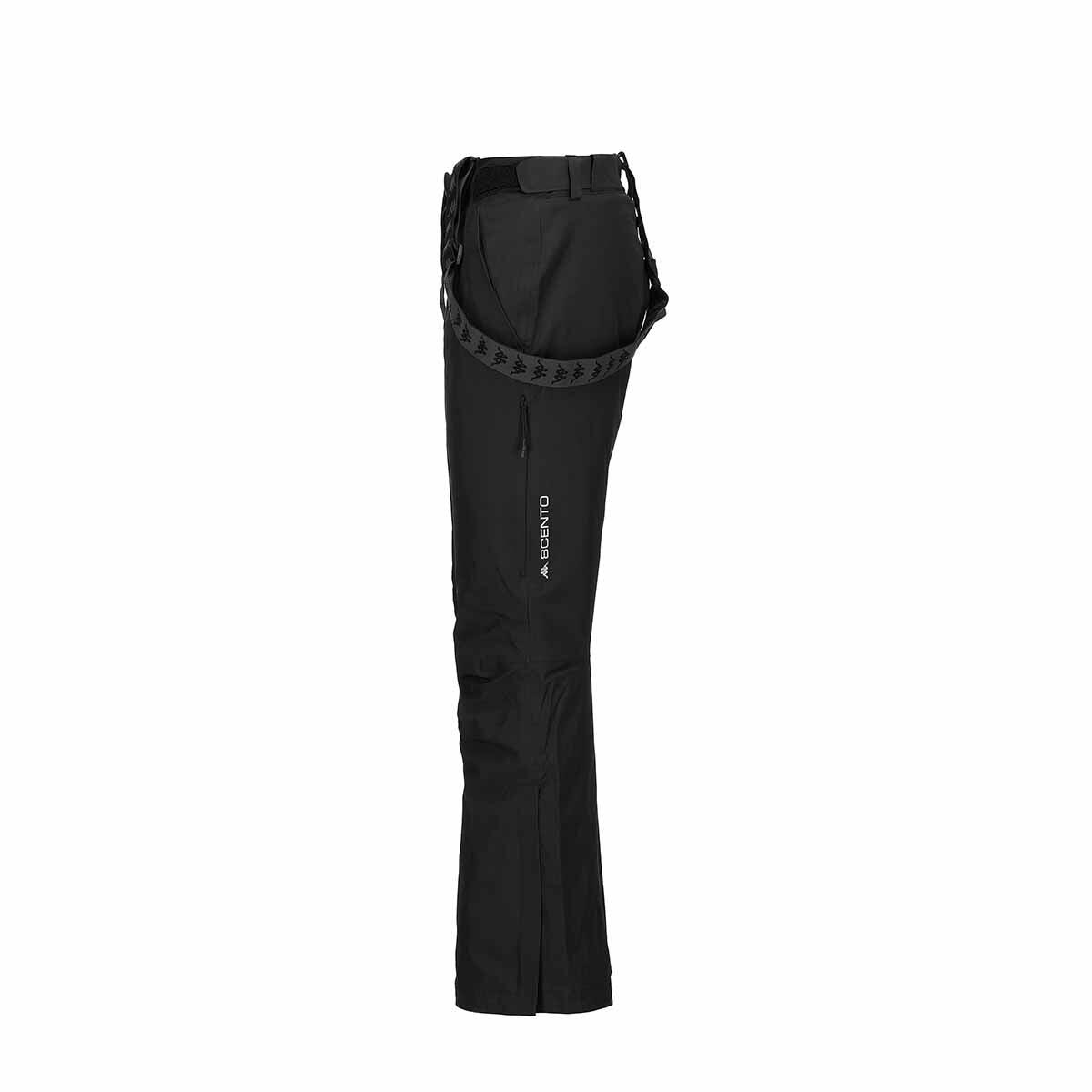 Pantaloni da donna in poliestere nero da sci 5/7