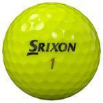 Boîte de 12 Balles de Golf Srixon Z-Star Diamond Jaune New 3/4