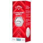 Bola de Golf Callaway Chrome Soft Triple Track 12 Pack Blanco 2/4