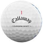 Bola de Golf Callaway Chrome Soft Triple Track 12 Pack Blanco 4/4