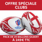 25 Ballons de Rugby Gilbert Angleterre Coupe du Monde 2023