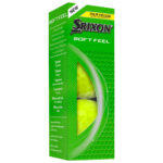 Doos van 12 Srixon Soft Feel Golfballen Geel Nieuw 4/6