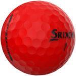 Packung mit 12 Golfbällen Srixon Soft Feel Brite Rot New 3/4