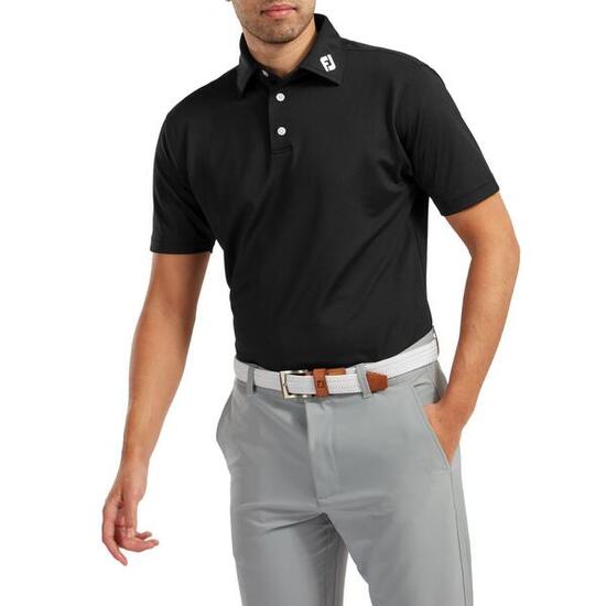 FOOTJOY Polo De Golf piqué extensible Noir