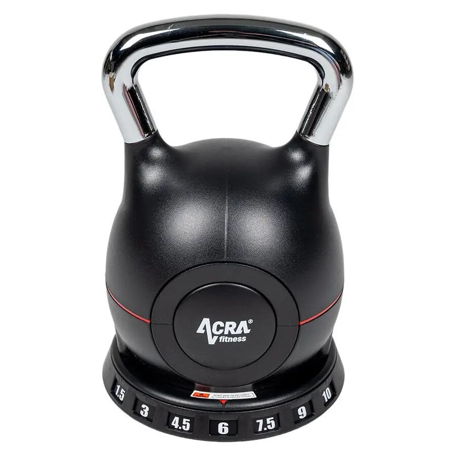 Kettlebell novej generácie 7v1 - nastaviteľný, 1,5-10kg