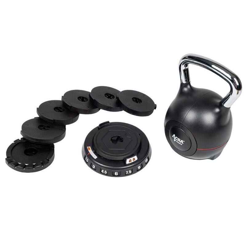Kettlebell nové generace 7v1 - nastavitelný, 1,5-10kg