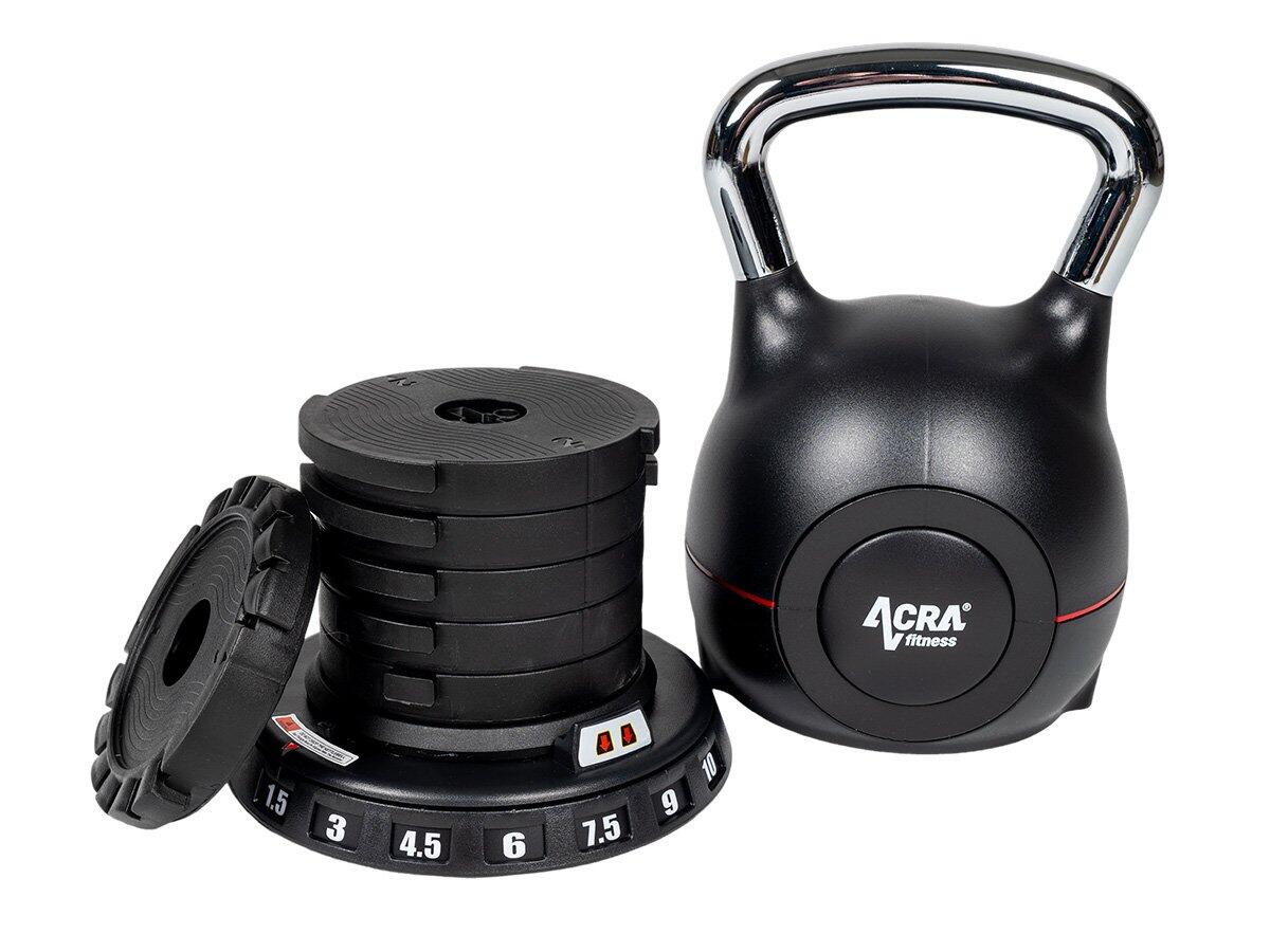 Kettlebell nové generace 7v1 - nastavitelný, 1,5-10kg 4/6