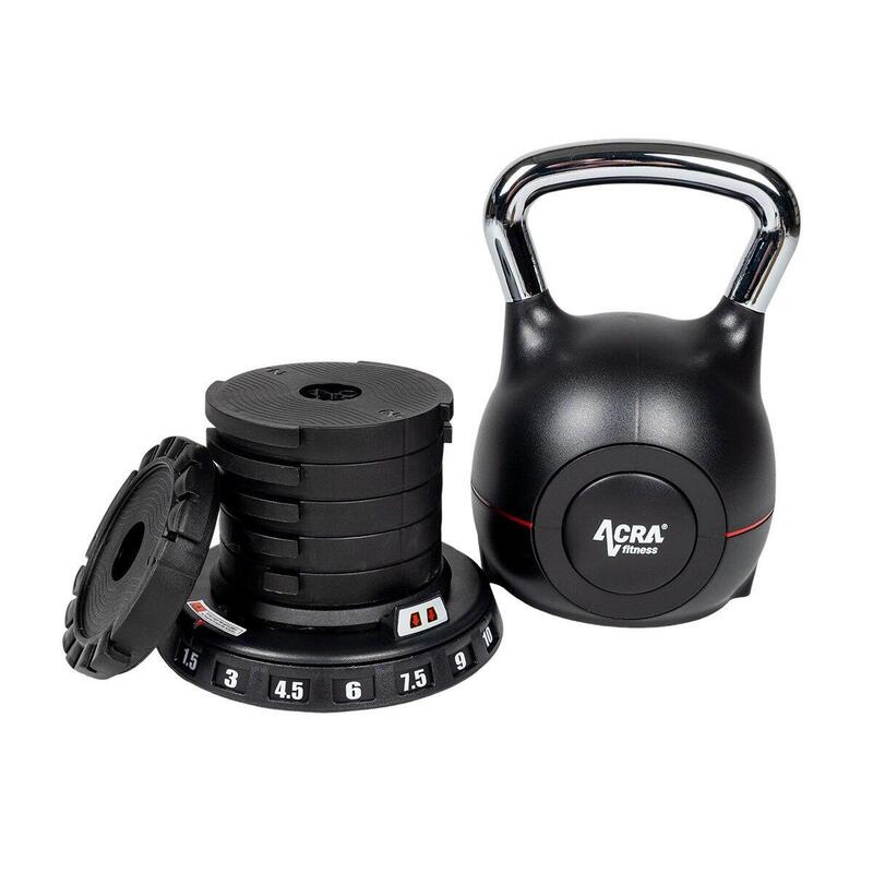 Kettlebell nové generace 7v1 - nastavitelný, 1,5-10kg