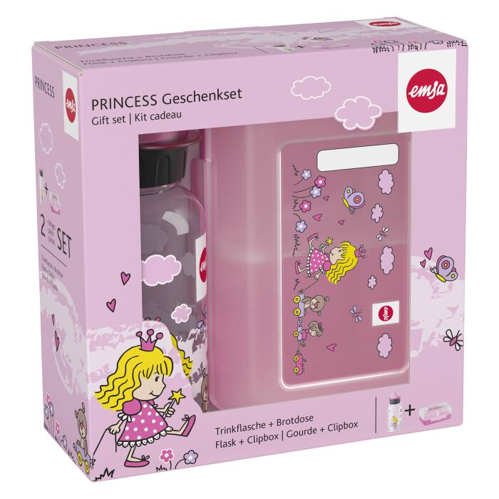 Trinkflasche und Snackbox "Kids Princess". Emsa 2/4