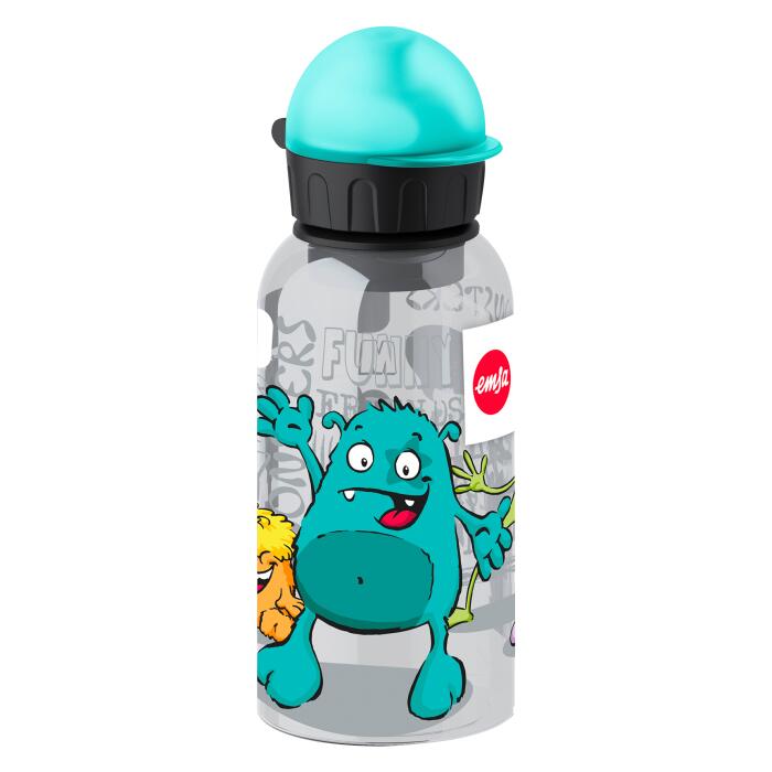 Trinkflasche und Snackbox "Kids Monster". Emsa 3/4