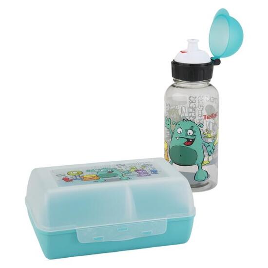 Gourde et boîte à goûter "Kids Monstre" Emsa