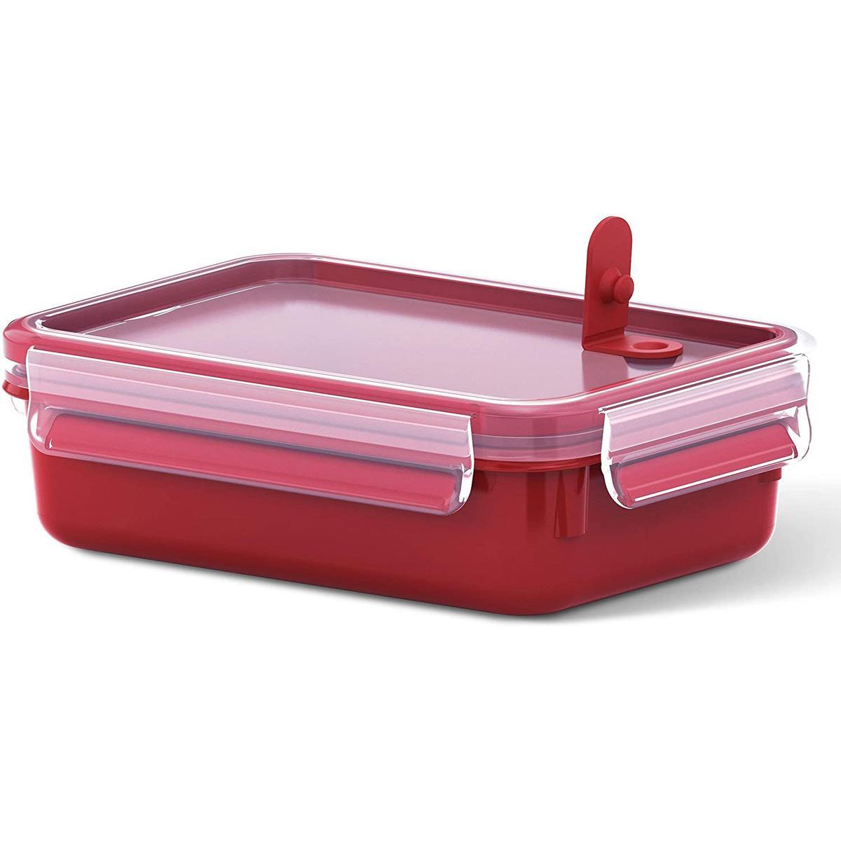 Zotal Laboratorios - Boîte Alimentaire Hermétique "clip & Micro" Emsa - Lunchbox - Rouge - Decathlon