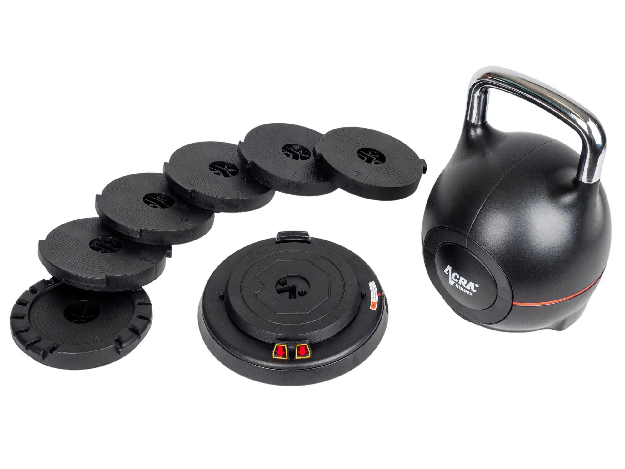 Kettlebell nové generace 7v1 - nastavitelný, 2-20kg 4/6