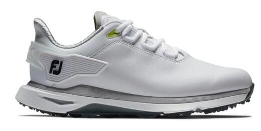 Chaussures de golf Footjoy Pro SLX pour femmes, blanches et grises