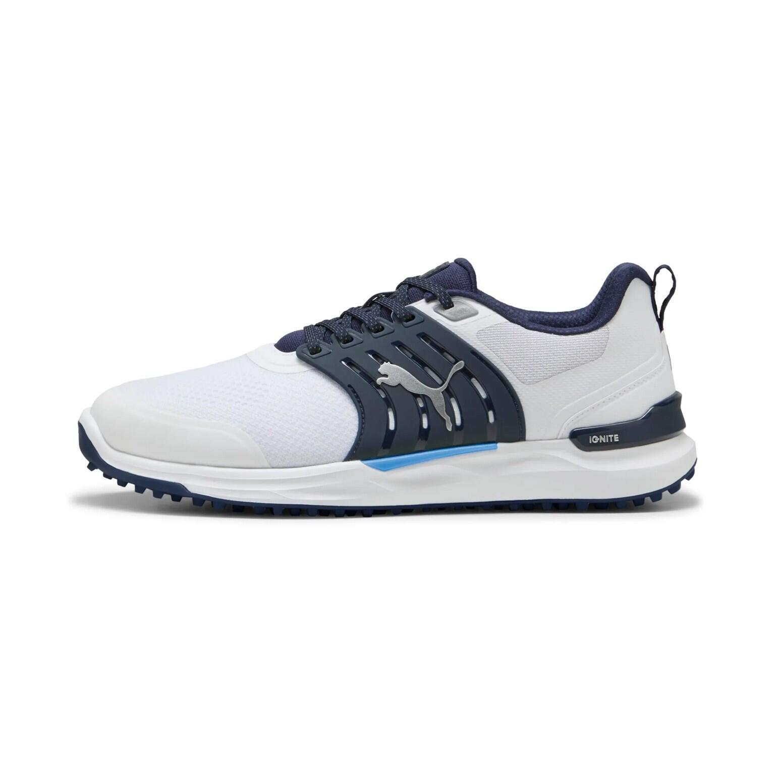 Chaussures de golf Puma Ignite Elevate 2 pour homme, blanches 1/5
