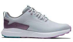 Chaussures pour femmes Footjoy Performa blanches et violettes