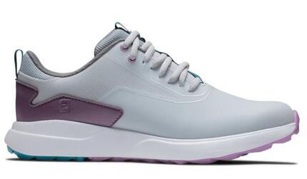 Chaussures pour femmes Footjoy Performa blanches et violettes