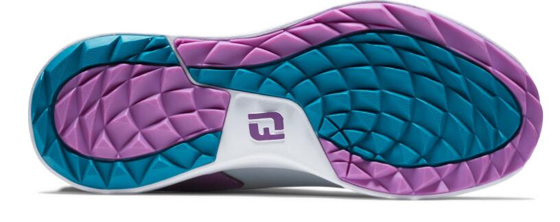Dames schoenen Footjoy Performa wit en paars 2/2