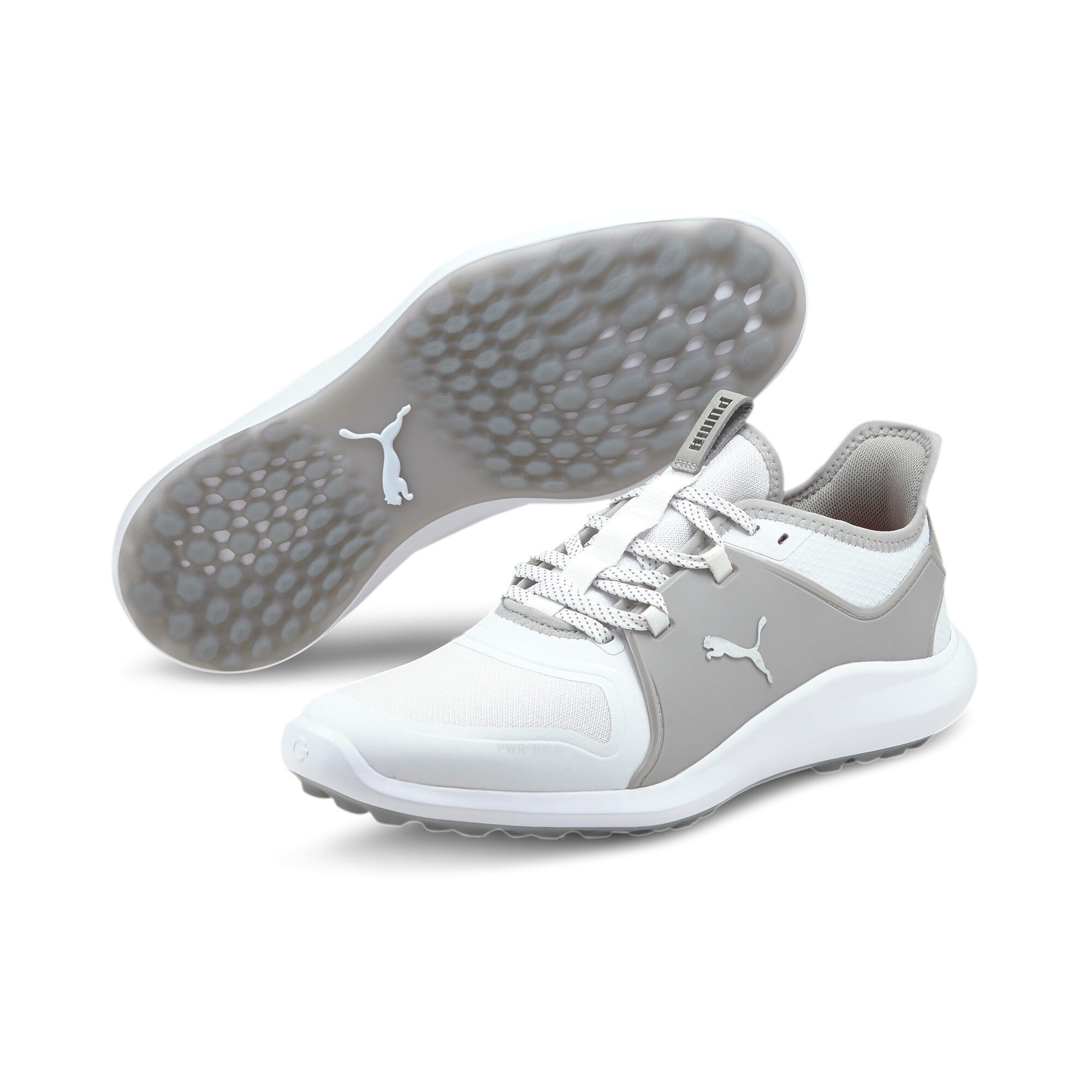 Chaussures de golf Puma Ignite Fasten pour homme, blanches 1/1