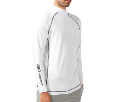 Camiseta Térmica Golf Footjoy Performance Baselayer Hombre Blanco