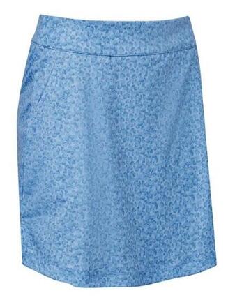 Jupe de golf Footjoy à carreaux vichy pour femme, bleue