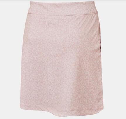Jupe-short imprimée Footjoy rose pour femme