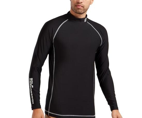 Camiseta Térmica Golf Footjoy Performance Baselayer Hombre Negro