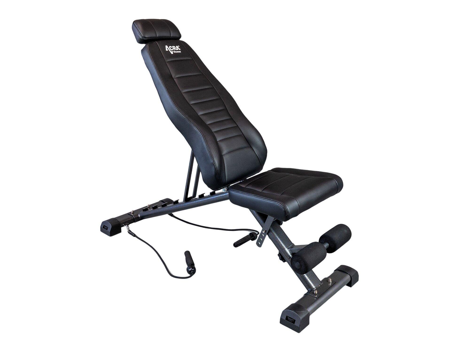 ACRA Nastavitelná posilovací lavice Premium Bench 300kg