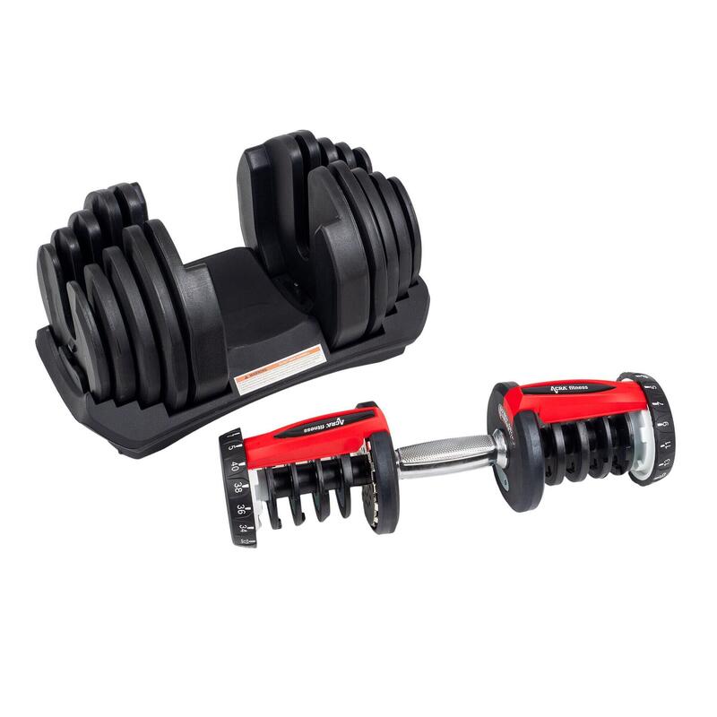 Nastavitelná činka 40 Kg Acra Set 16 činek v 1