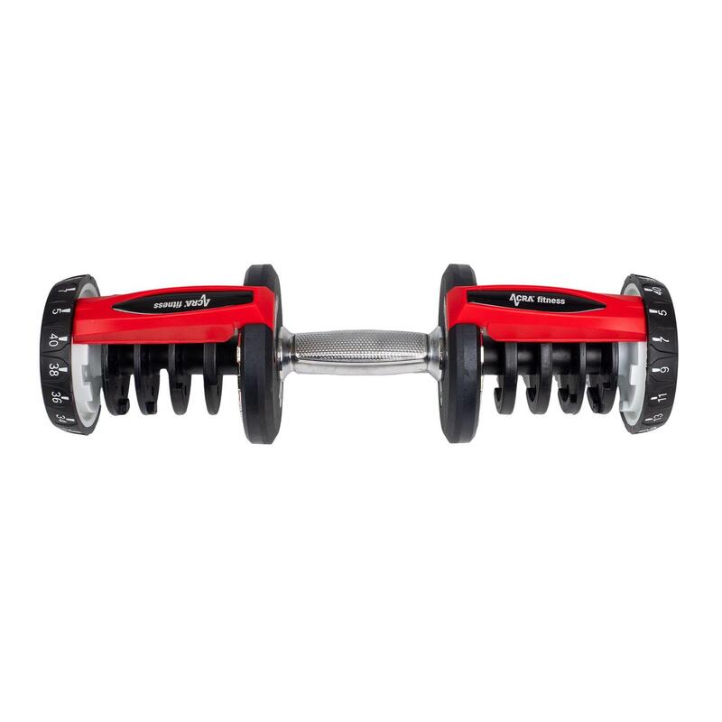 Nastavitelná činka 40 Kg Acra Set 16 činek v 1