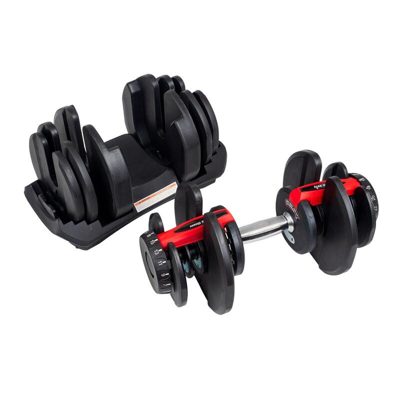 Nastavitelná činka 40 Kg Acra Set 16 činek v 1
