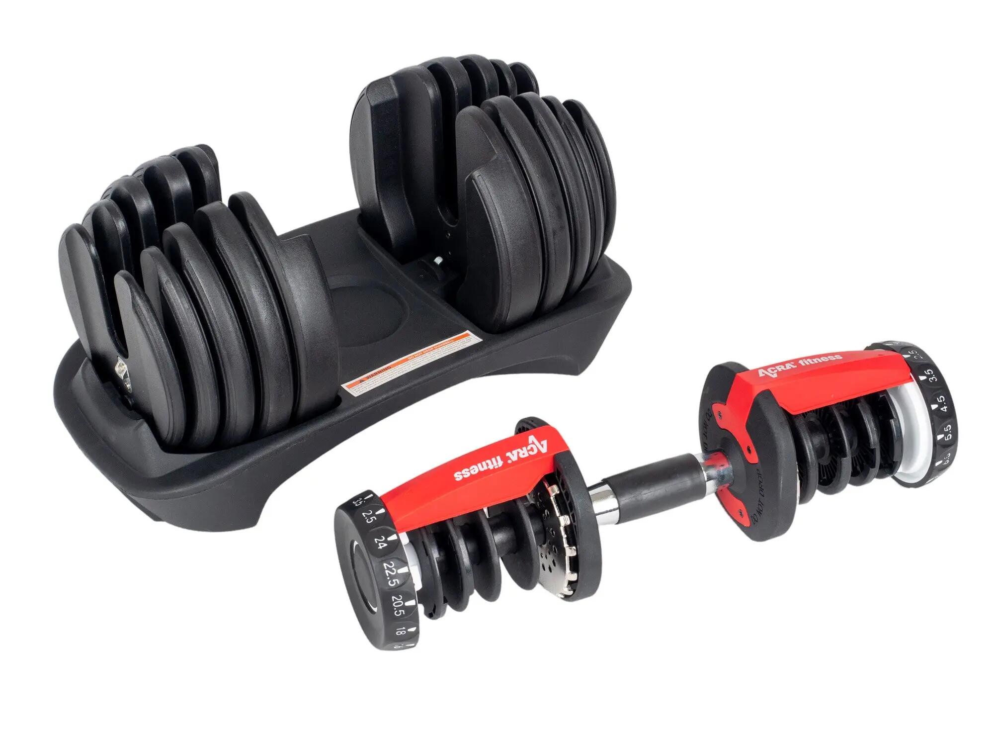 Nastavitelná činka 24 Kg Acra Set 15 činek v 1 2/7