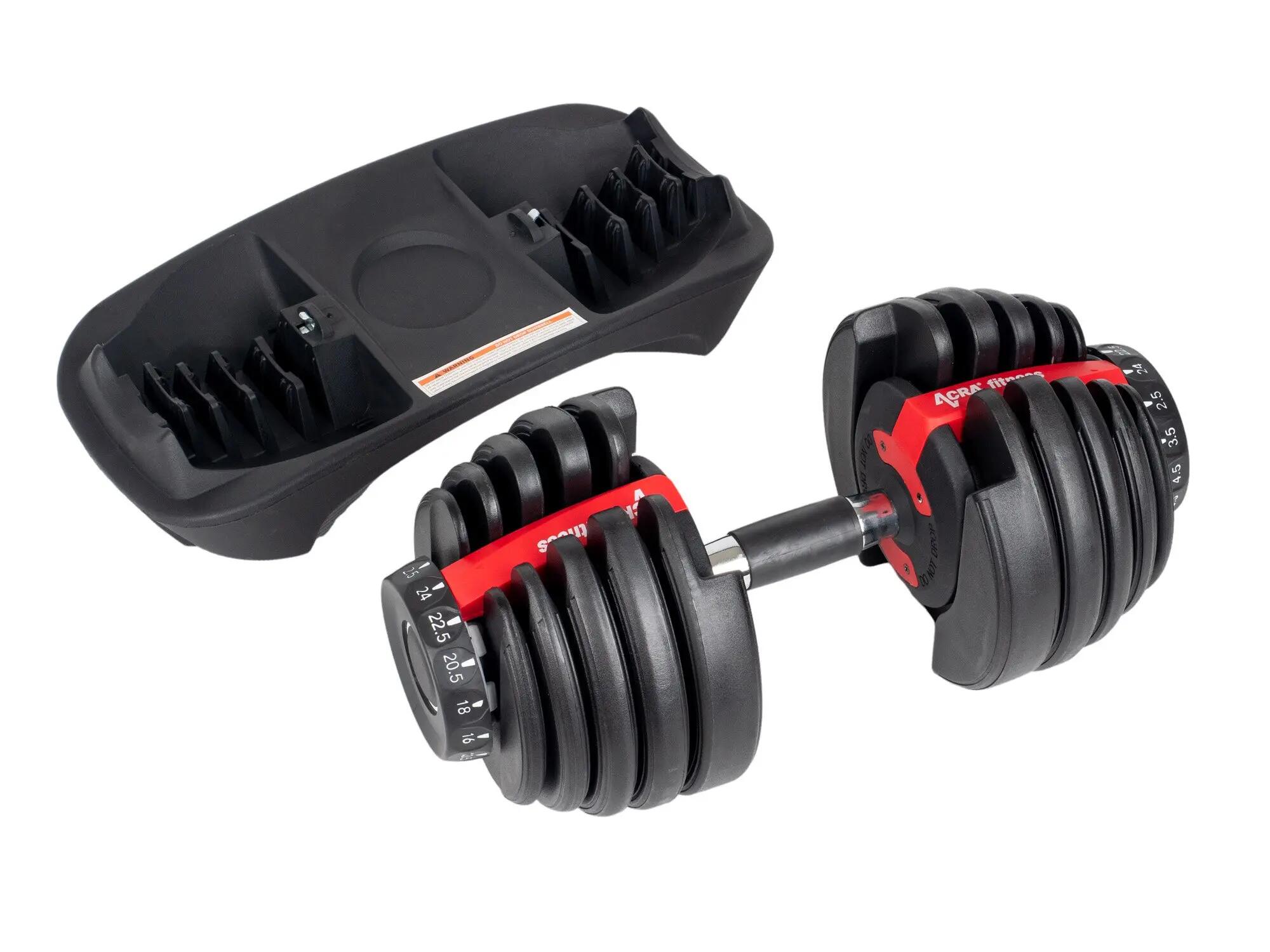 Nastavitelná činka 24 Kg Acra Set 15 činek v 1 4/7