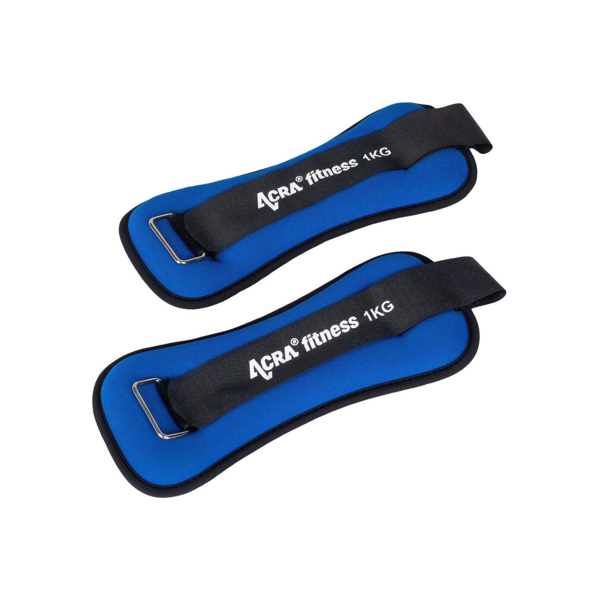 ACRA Závaží na zápěstí/kotníky 1kg