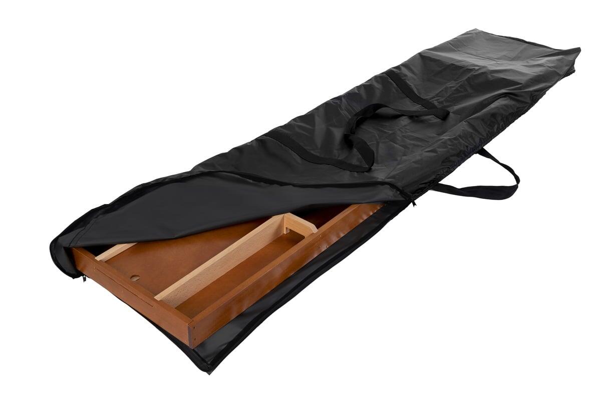 Capa protetora preta para sjoelbak, tamanho standard 202×44×8 cm. 3/3
