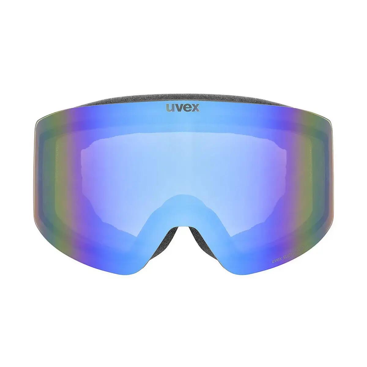 Gogle Uvex Provoqe FM Black Matt Mirror Blue 2026 1/4