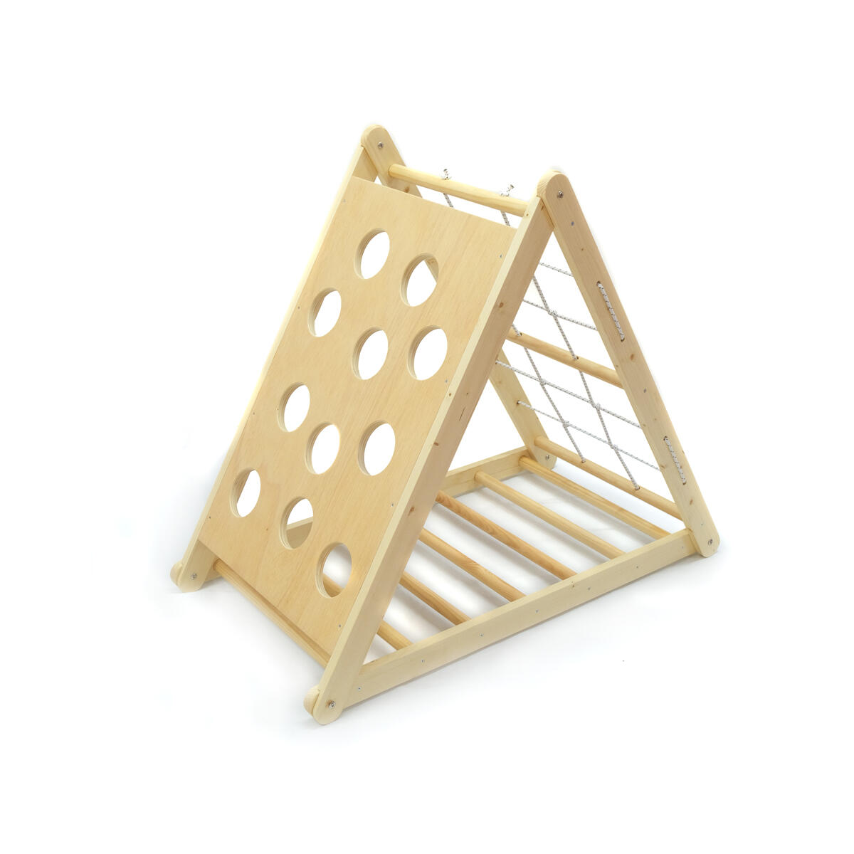 MUEBLE KIDS+TRIANGULO ESCALADA INSPIRACIÓN PIKLER+UNICA+ACEITE 2/7
