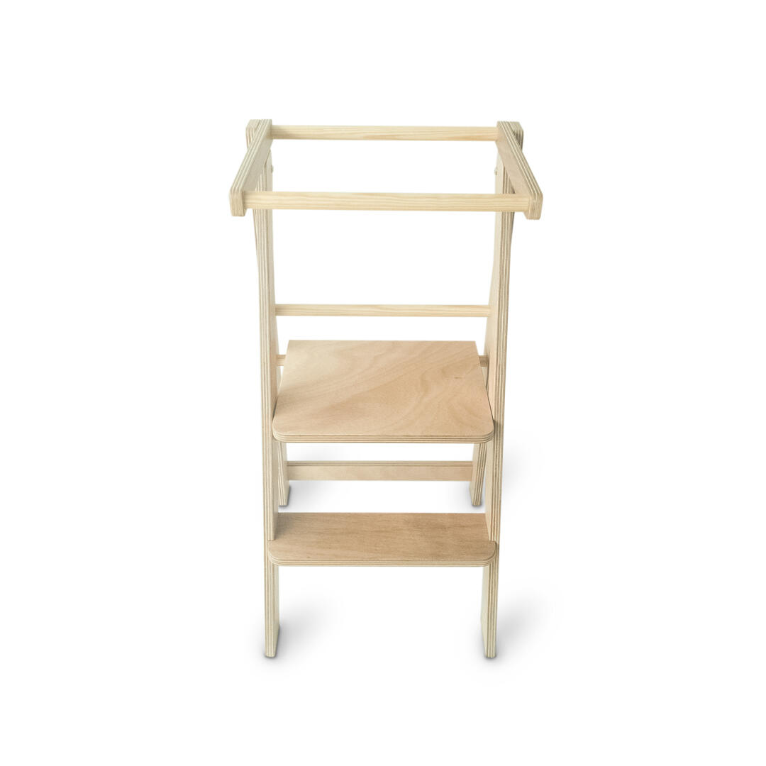 MUEBLE KIDS+TORRE APRENDIZAJE MOKUZAI+UNICA+BARNIZ 5/6
