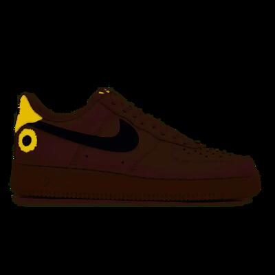 Scarpe - lifestyle - unisex - air force 1 have a nike day - bianco/oro/nero