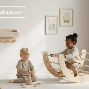 MUEBLE KIDS+ARCO APRENDIZAJE PIKLER+UNICA+NATURAL 5/5