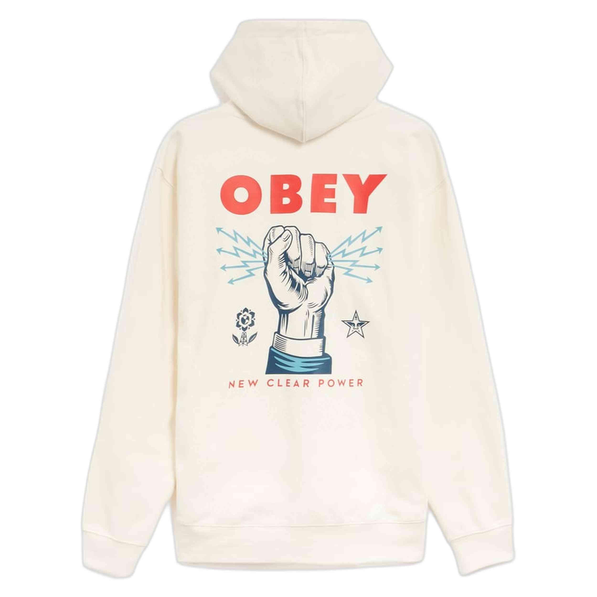 Sweat à capuche Obey clothing modèle 117463779-UBL pour unisexe 3/3