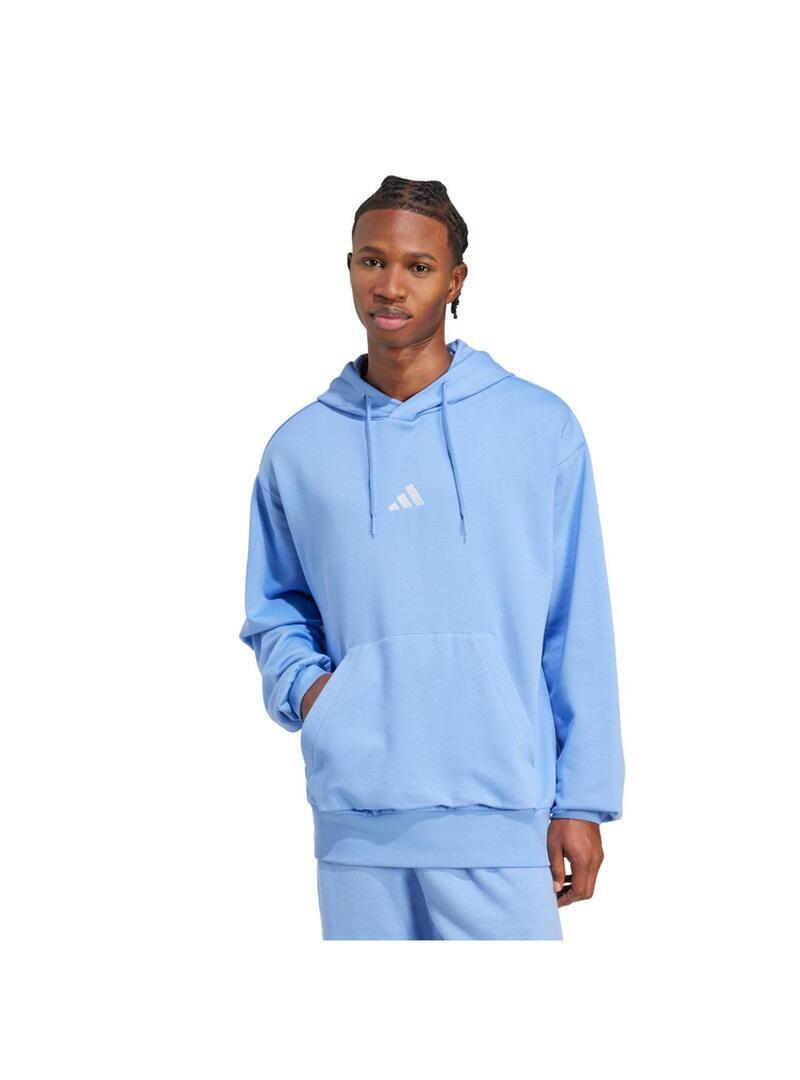 Pullover Fleece Hoodies für Männer Adidas Essentials Blau. 2/6