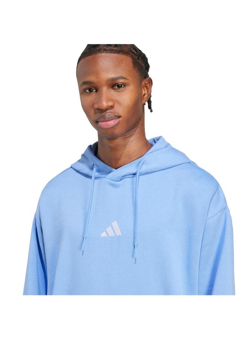 Pullover Fleece Hoodies für Männer Adidas Essentials Blau. 5/6