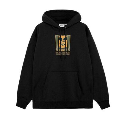 Hoodie obey clothing model 112843967-blk voor mannen