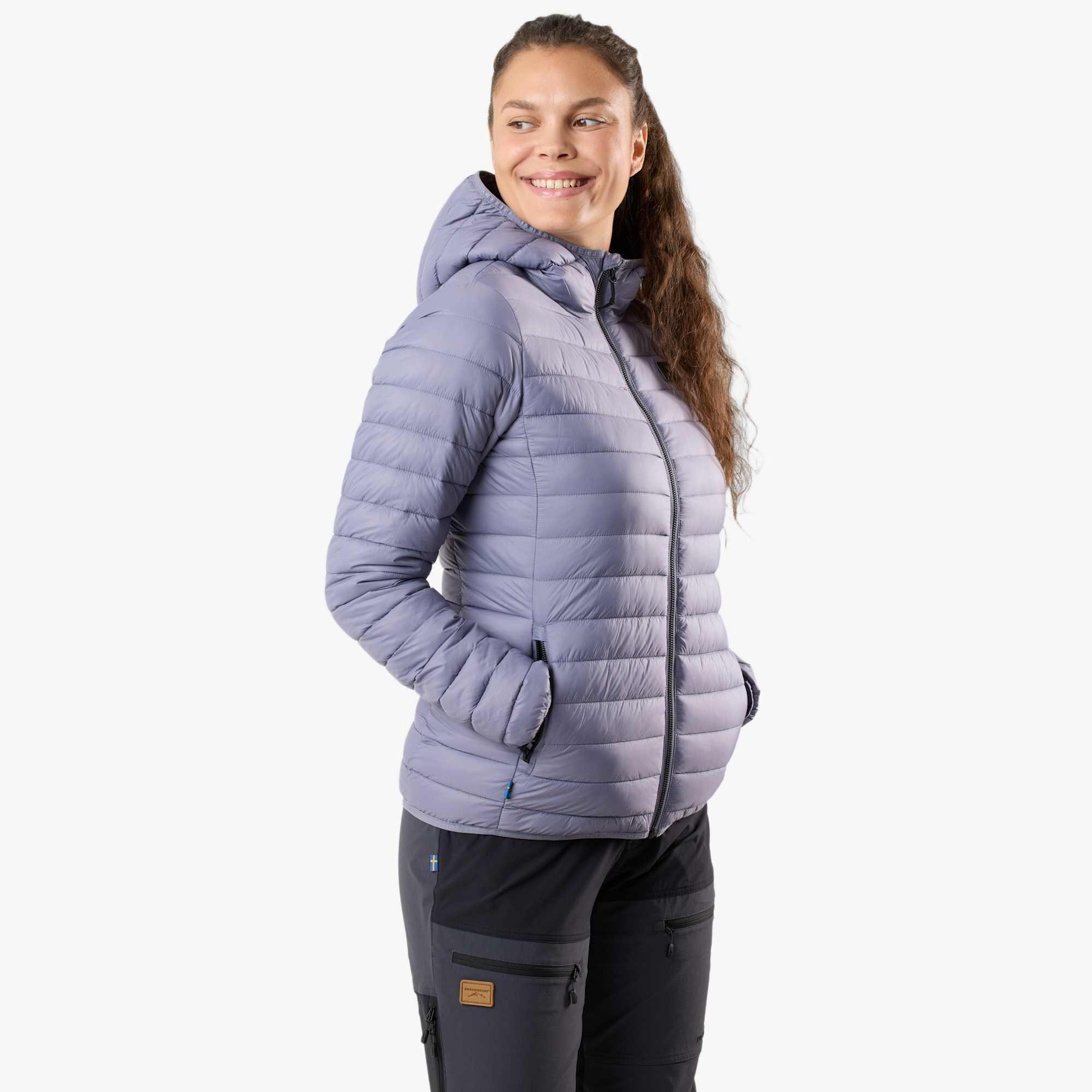 Giacca imbottita da escursionismo da donna traspirante Lofoten Hood Jacket 3/6